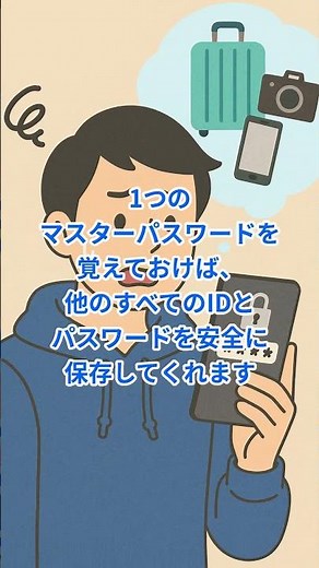 【パソコン雑学】もう忘れない！パスワード管理のコツ #shorts