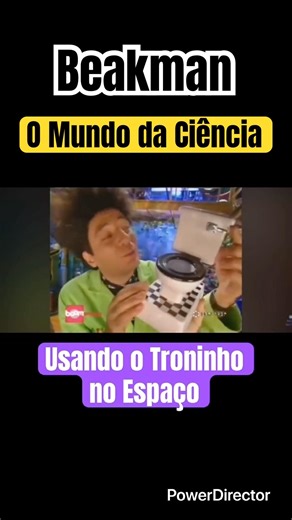 Beakman: O Mundo da Ciência-Troninho Espacial #shorts #ciencia #nostalgia #new #top #viral #trending
