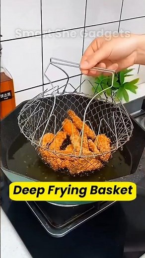 Deep Frying Basket | Cook Crispy Snacks Easily 🍟🔥