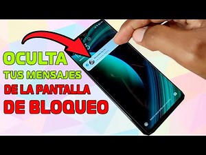OCULTA los MENSAJES en la pantalla de bloqueo - Xiaomi