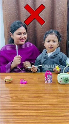 Advika or mummy ne konsa sharpener use kiya 🥰 #shorts