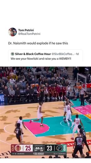 Sideline Sources on Instagram: "7’4 Wemby casually hitting one-leg threes 😭 MyCareer type player"