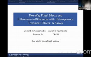 计量经济学中的双重差分（DID）方法研究进展