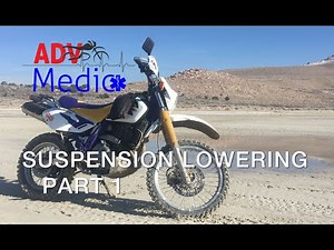 Suspension Lowering on the DR650 Part 1