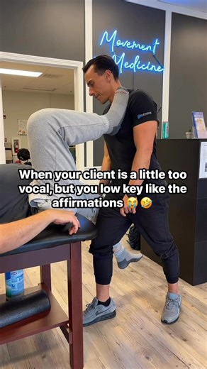 Keep the affirmations coming! 🤣 #stretch #coach | Flexable Assisted Stretching