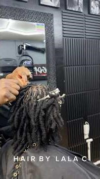 Loc Retwist Transformation ✨ Clean Parts & Fresh Roots