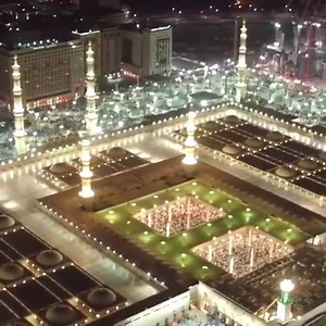 Vue aérienne de la Mosquée du Prophète (Alayhi Salam)