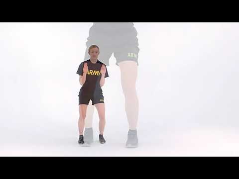 Conditioning Drill 3 Exercise 7 - Half Squat Laterals