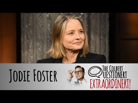Jodie Foster Takes The Colbert Questionert