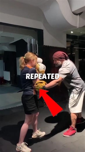 BRUTAL LESSON Girl Mocked The Ruthless Trainer #shorts #boxing