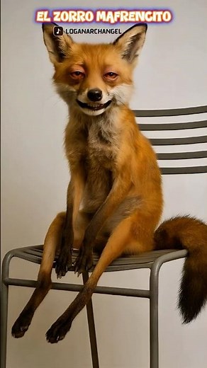 The fox sitting on the chair, Mafrensito version! #waos