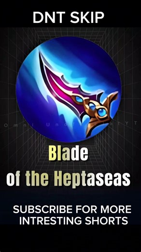 MOBA GUIDE= Blade of the heptaseas full guide #mlbb #moba5v5english #moba5v5pippin #shorts #assassin