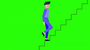 Download climb stairs version 2 animation for free