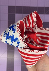 DIY American Flag Hair Bow Tutorial