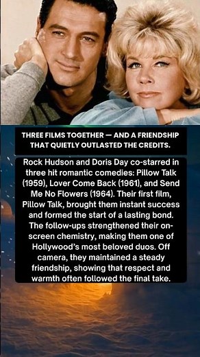 Rock Hudson & Doris Day — From Pillow Talk to Lasting Friendship