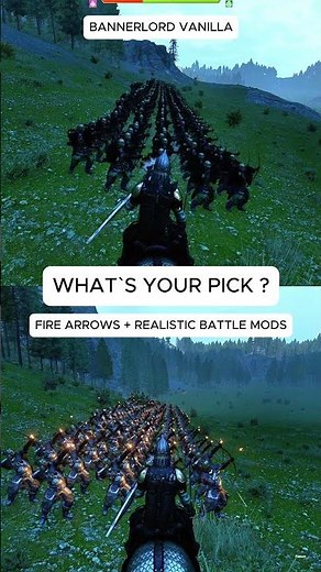 These 2 mods will improve your Bannerlord experience | Perfect fire arrows & Realistic battle mod