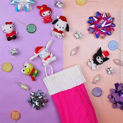 @microteenies on Instagram: "🎀✨ Micro Teenies Hello Kitty & Friends Holiday Stocking Stuffer are the cutest mini gift around! Tiny, festive, and full of big holiday cheer!💕🎄"