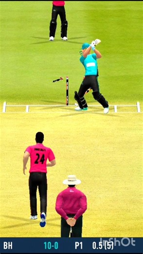 how to take wicket real cricket 24 🤯 #game​​ #rc24​​ #cricket​​ #shorts​