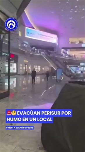¡Momentos de tensión! Perisur fue evacuado tras la presencia de humo en un local