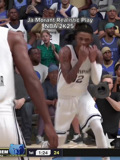 Ja Morant NBA 2K25 Realistic Play Highlights