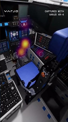 Eye tracking demonstration with Varjo XR-4 headset