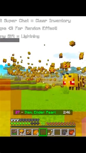 Never hit a bee in Minecraft
