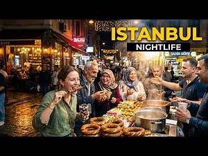 Istanbul Nightlife Shocked Me! 🇹🇷 Street Food & Local Life