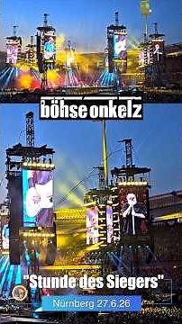 Böhse Onkelz "Stunde des Siegers" Nürnberg 27.6.26 #concert #live #music #onkelz #böhseonkelz