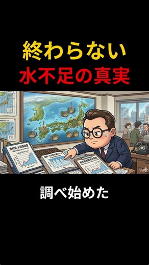 水不足シミュレーション #インフラ #防災 #備蓄