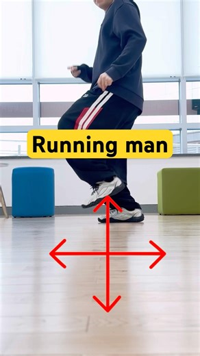 Running man | basic dance step #shuffledance