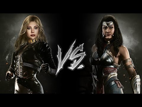 Injustice 2 - Black Canary Vs. Wonder Woman (VERY HARD)