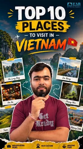 🇻🇳 Top 10 Places to Visit in Vietnam | Plan Your Dream Trip with Fab Holidays ✈️