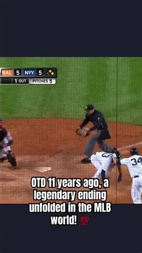 11 years ago: Derek Jeter’s storybook walk-off in final Yankee Stadium game 🔥⚾️
