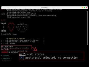 postgresql selected, no connection | msf5 problem? | fix 100%