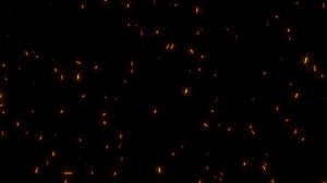 Sparks Rising Fire On Black Background Stock Footage Video (100% Royalty-free) 1090271897 | Shutterstock
