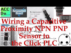 Wiring a Capacitive NPN PNP Sensor to the Click PLC