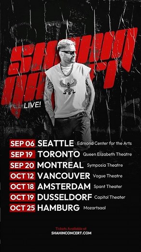 SHAHIN NAJAFI LIVE 2025