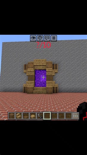 MINECRAFT POTAL DESIGN #minecraft #shorts