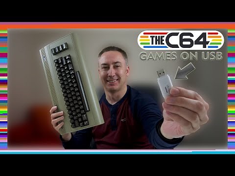 THE C64 | HOW TO LOAD GAMES from a USB Drive on THE NEW C64