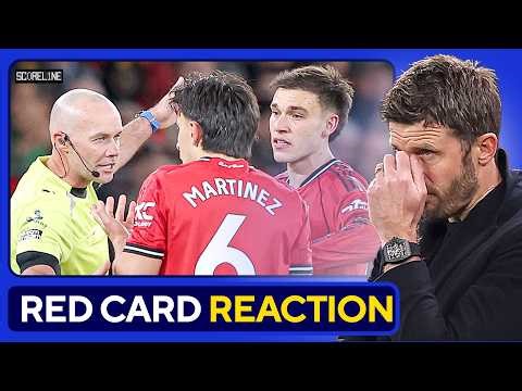 How much did Lisandro Martínez's red card impact Man Utd vs. Leeds?