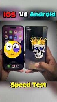 iOS 18 vs Android 15 Speed Test | Fastest Smartphone 2025 🚀 #shorts #tech #youtubeshorts