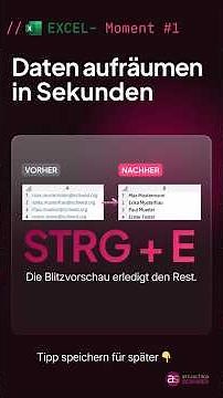 Excel trick #1: 30 minutes of work done in 10 seconds