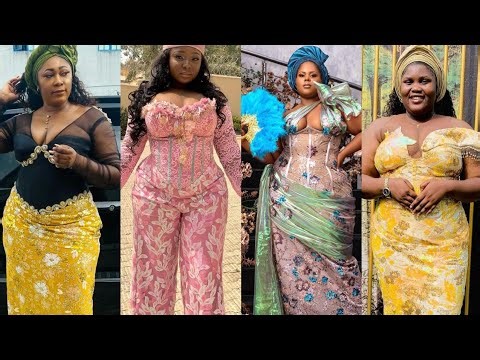 Aso ebi Styles for Plus Size | Latest Asoebi Styles for Lace 2025 | Asoebi Styles 2025