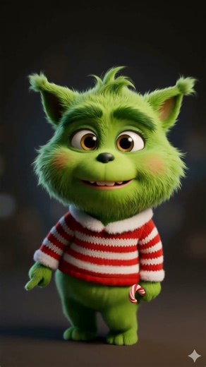 Quem disse que o Grinch não sabe dançar? 💃💚 #BabiGrinch #Grinch #IA #Viral #Dance