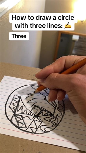 Draw a Circle with Three Simple Lines