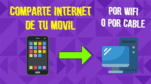 🌐 Cómo conectar un PC a internet de móvil Android (WiFi o datos móviles) inalámbrico o por cable