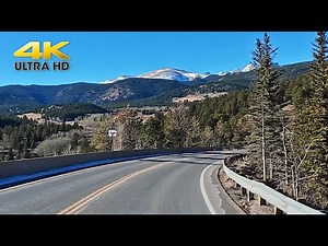 Driving to Boulder from Estes Park Colorado - Scenic Drive 4K | Scenic Drive Peak to Peak Highway