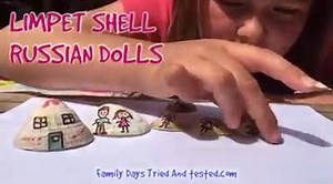 9.8K views · 173 reactions |  Make a Russian doll family using limpet shells & colouring pens ... For more simple & fun ideas follow us on Facebook. ✨Build box Russian dolls...www.familydaystriedandtested.com/2014/04/russian-dolls/ More beach fun www.familydaystriedandtested.com/2016/02/40-beach-fun-ideas/#more-5398 | Family days. Tried & tested. | Facebook