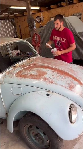 Wipe on CLEAR COAT from Poppy’s Patina #classiccars #vw