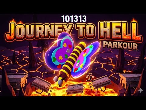 BGMI WOW Parkour: Journey to Hell 🔥 | Map Code: 101313 Impossible Parkour #bgmi #wowmode